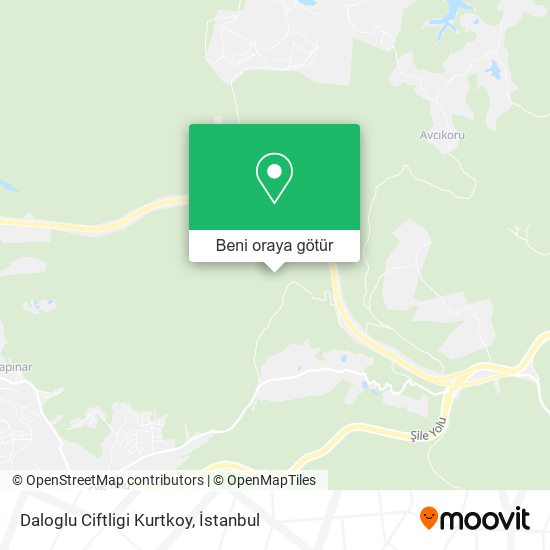 Daloglu Ciftligi Kurtkoy harita