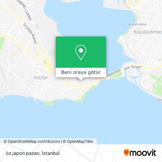 öz japon pazarı harita