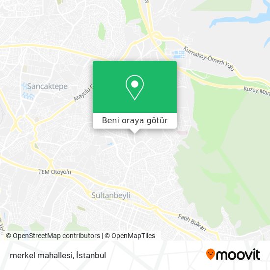 merkel mahallesi harita