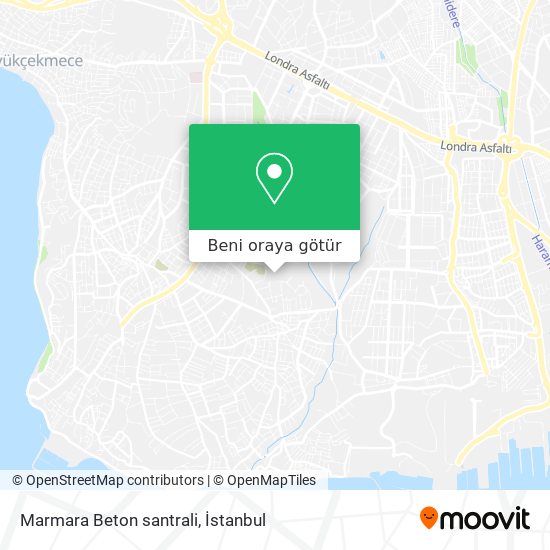 Marmara Beton santrali harita