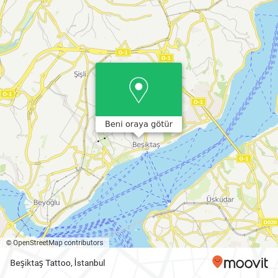 Beşiktaş Tattoo harita