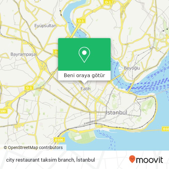 city restaurant taksim branch harita