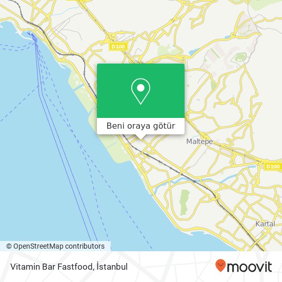 Vitamin Bar Fastfood harita