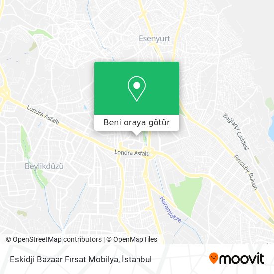 Eskidji Bazaar Fırsat Mobilya harita