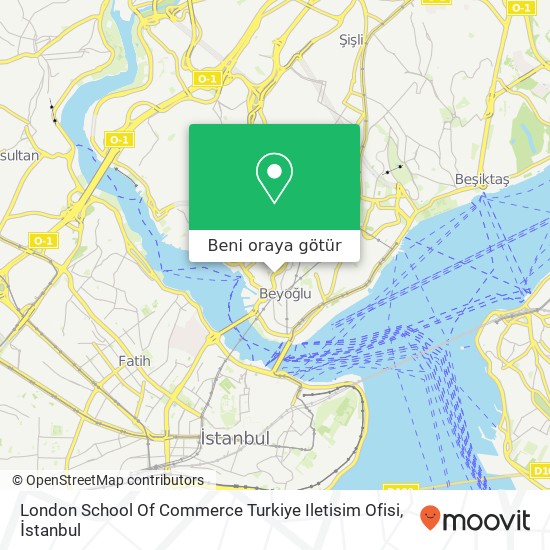 London School Of Commerce Turkiye Iletisim Ofisi harita