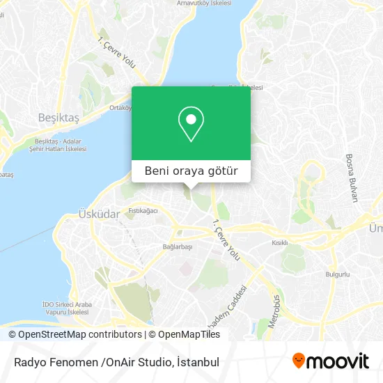 Radyo Fenomen /OnAir Studio harita