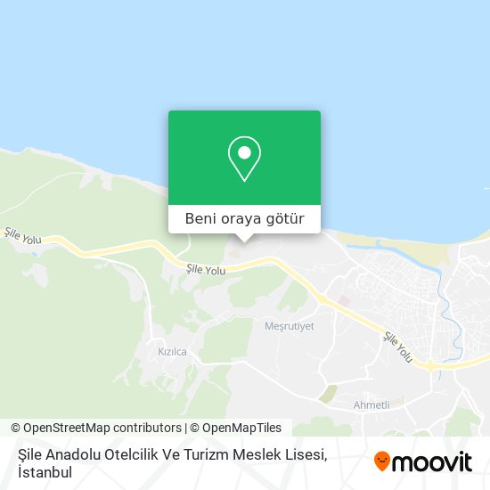 Şile Anadolu Otelcilik Ve Turizm Meslek Lisesi harita