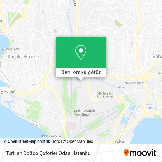 Turkısh Do&co Şoförler Odası harita