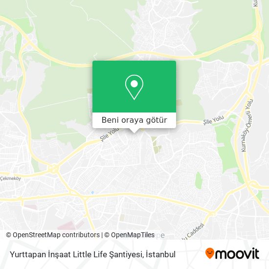 Yurttapan İnşaat Little Life Şantiyesi harita