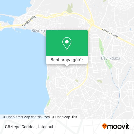 Göztepe Caddesi harita