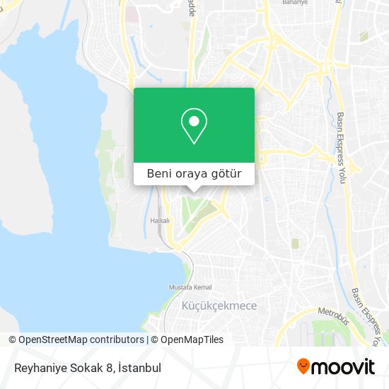 Reyhaniye Sokak 8 harita