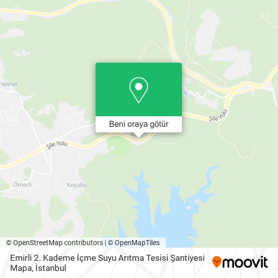 Emirli 2. Kademe İçme Suyu Arıtma Tesisi Şantiyesi Mapa harita