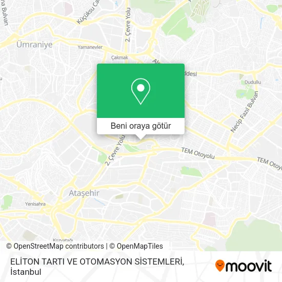 ELİTON TARTI VE OTOMASYON SİSTEMLERİ harita