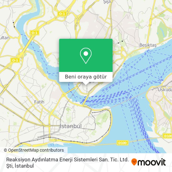 Reaksiyon Aydınlatma Enerji Sistemleri San. Tic. Ltd. Şti harita