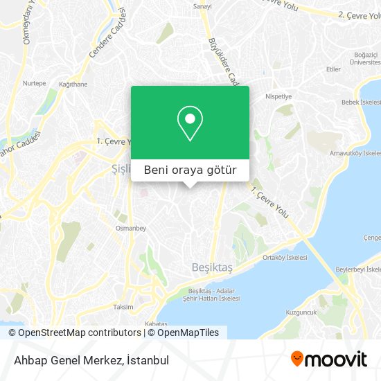Ahbap Genel Merkez harita