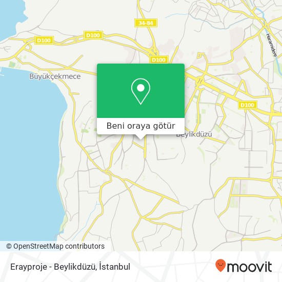Erayproje - Beylikdüzü harita