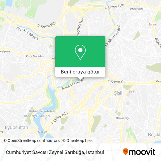 Cumhuriyet Savcısı Zeynel Sarıbuğa harita