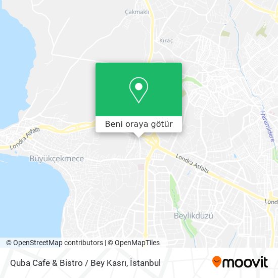 Quba Cafe & Bistro / Bey Kasrı harita