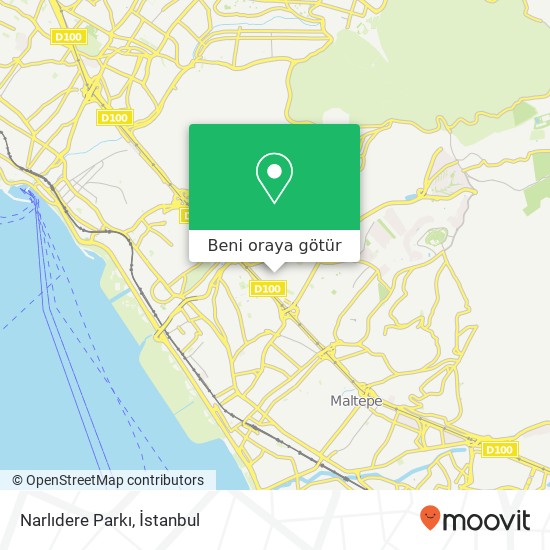 Narlıdere Parkı harita