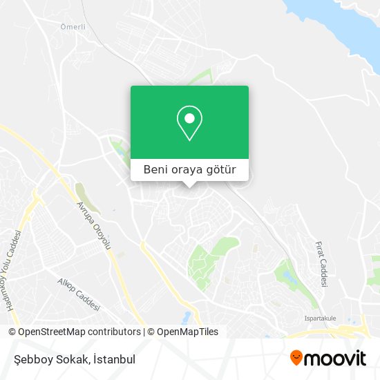 Şebboy Sokak harita