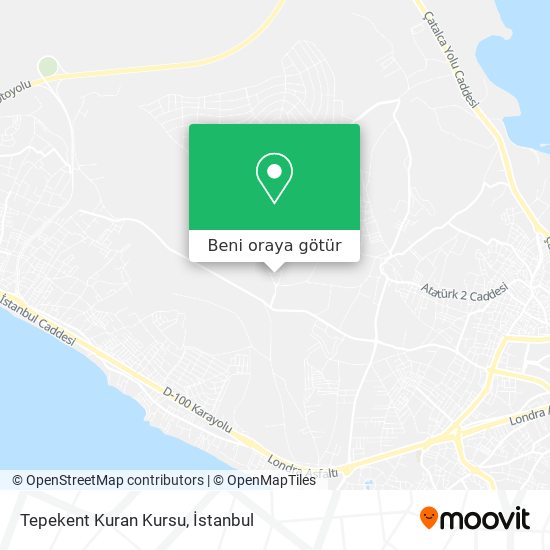 Tepekent Kuran Kursu harita