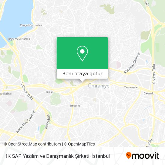 IK SAP Yazılım ve Danışmanlık Şirketi harita