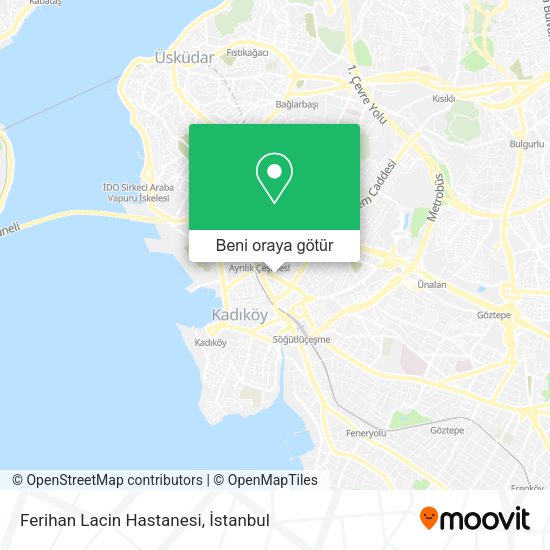 Ferihan Lacin Hastanesi harita