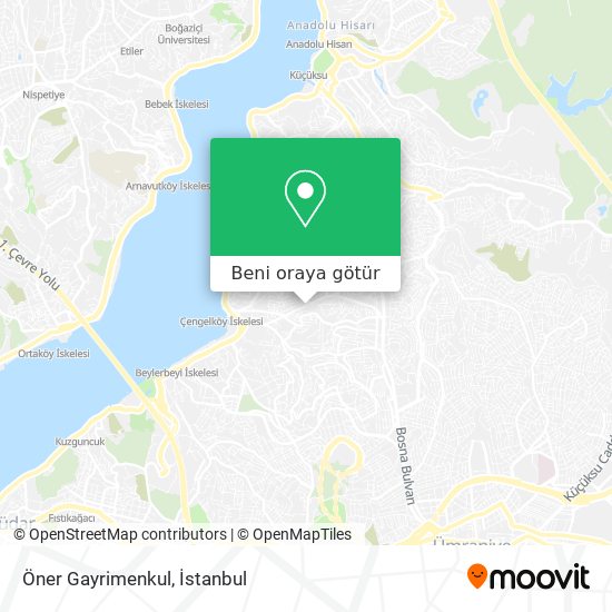 Öner Gayrimenkul harita