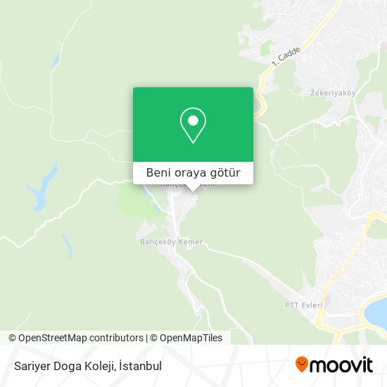 Sariyer Doga Koleji harita