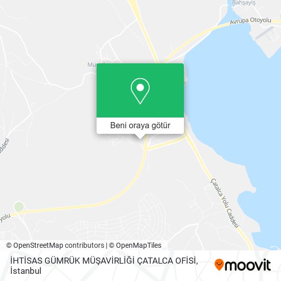 İHTİSAS GÜMRÜK MÜŞAVİRLİĞİ ÇATALCA OFİSİ harita