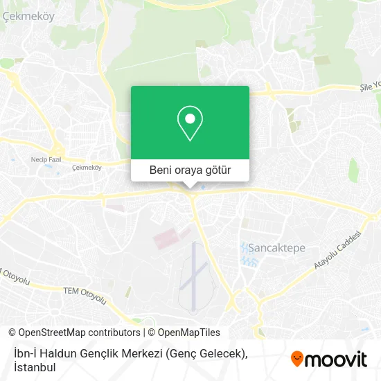 İbn-İ Haldun Gençlik Merkezi (Genç Gelecek) harita