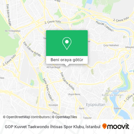 GOP Kuvvet Taekwondo İhtisas Spor Klubu harita