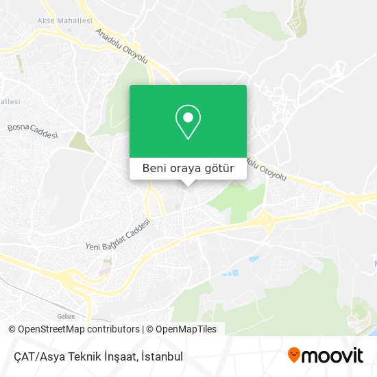 ÇAT/Asya Teknik İnşaat harita