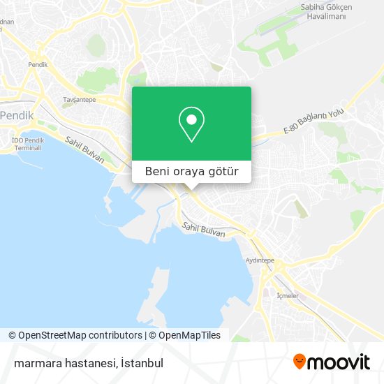 marmara hastanesi harita