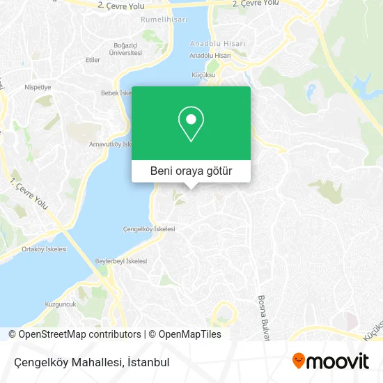 Çengelköy Mahallesi harita
