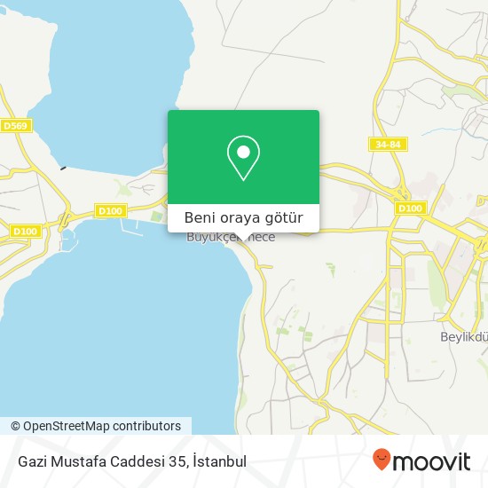 Gazi Mustafa Caddesi 35 harita
