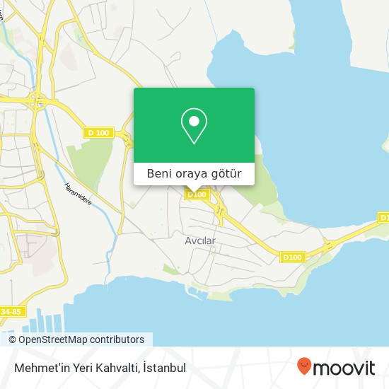 Mehmet'in Yeri Kahvalti harita