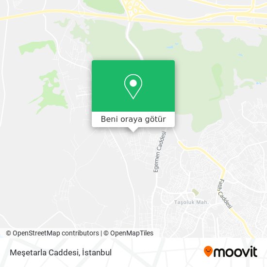 Meşetarla Caddesi harita
