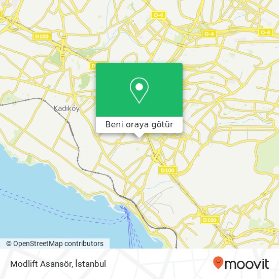 Modlift Asansör harita