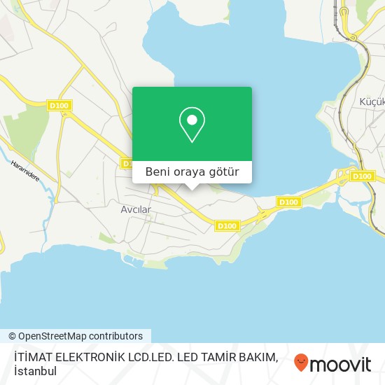 İTİMAT ELEKTRONİK LCD.LED. LED TAMİR BAKIM harita