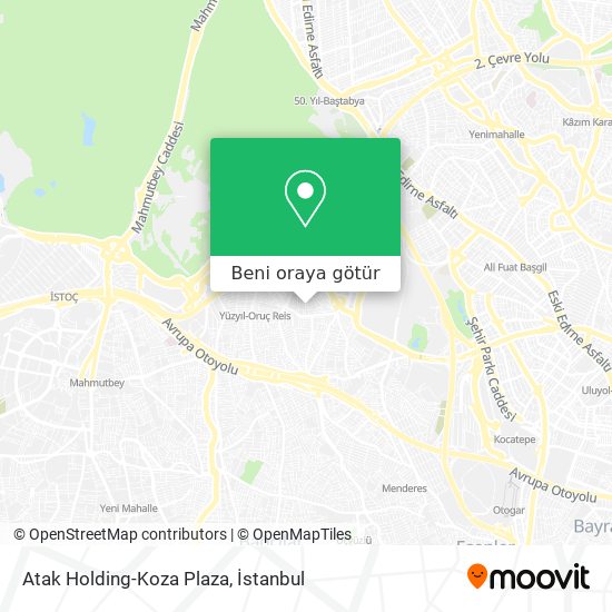 Atak Holding-Koza Plaza harita