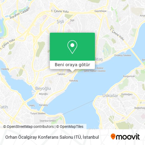 Orhan Öcalgiray Konferans Salonu ITÜ harita