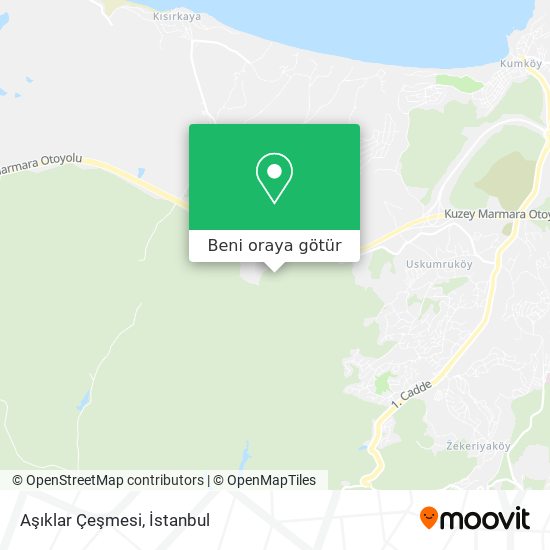 Aşıklar Çeşmesi harita