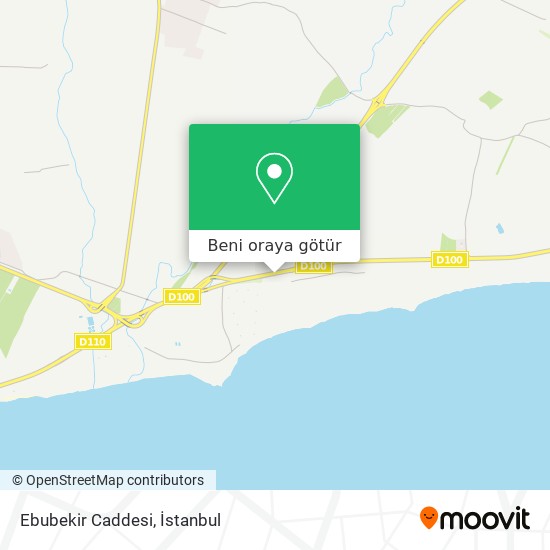 Ebubekir Caddesi harita