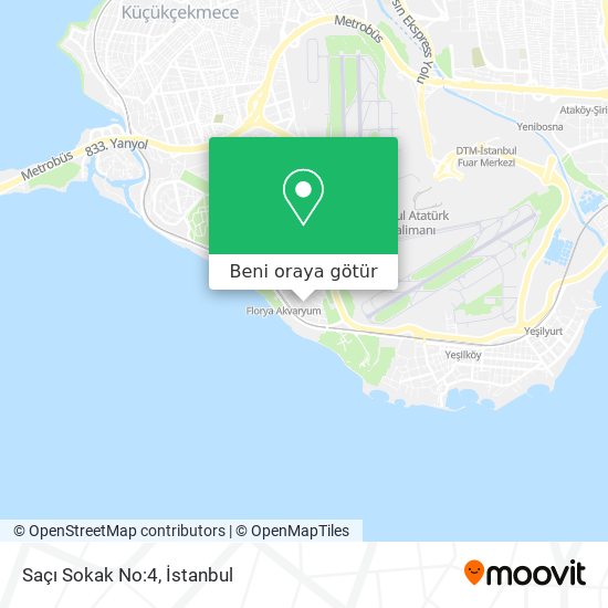 Saçı Sokak No:4 harita