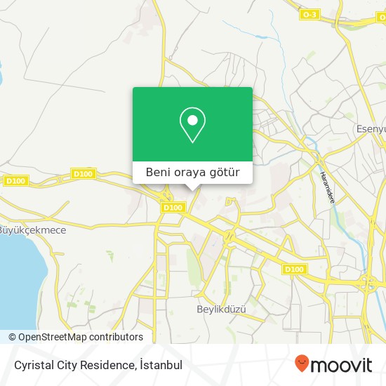 Cyristal City Residence harita