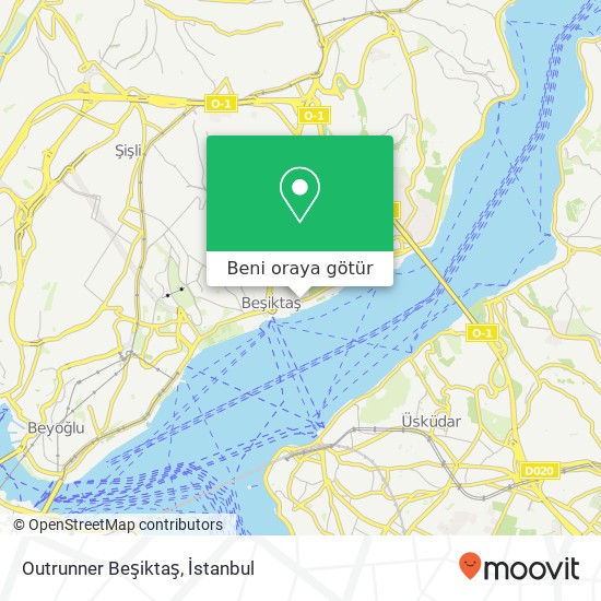 Outrunner Beşiktaş harita