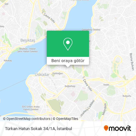 Türkan Hatun Sokak 34/1A harita