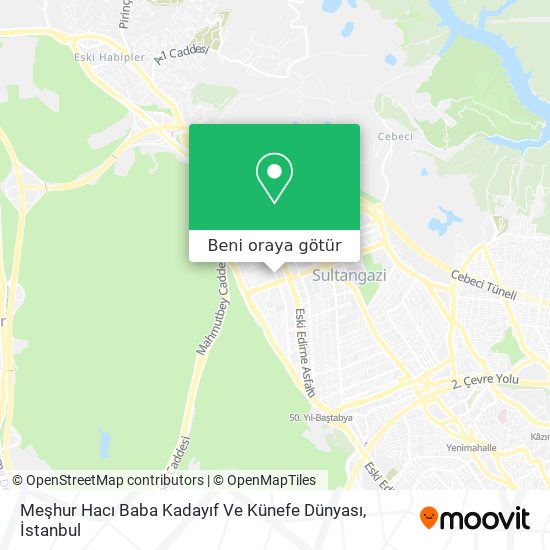 Meşhur Hacı Baba Kadayıf Ve Künefe Dünyası harita