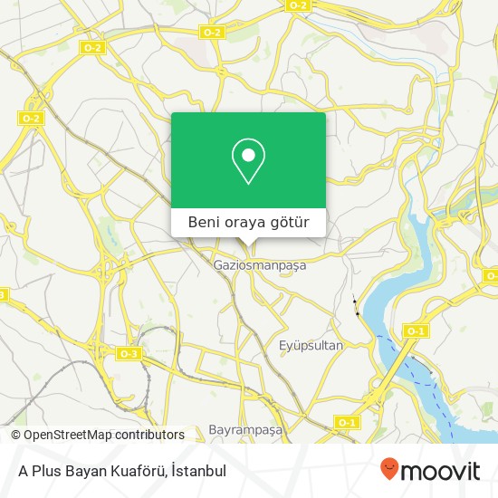 A Plus Bayan Kuaförü harita